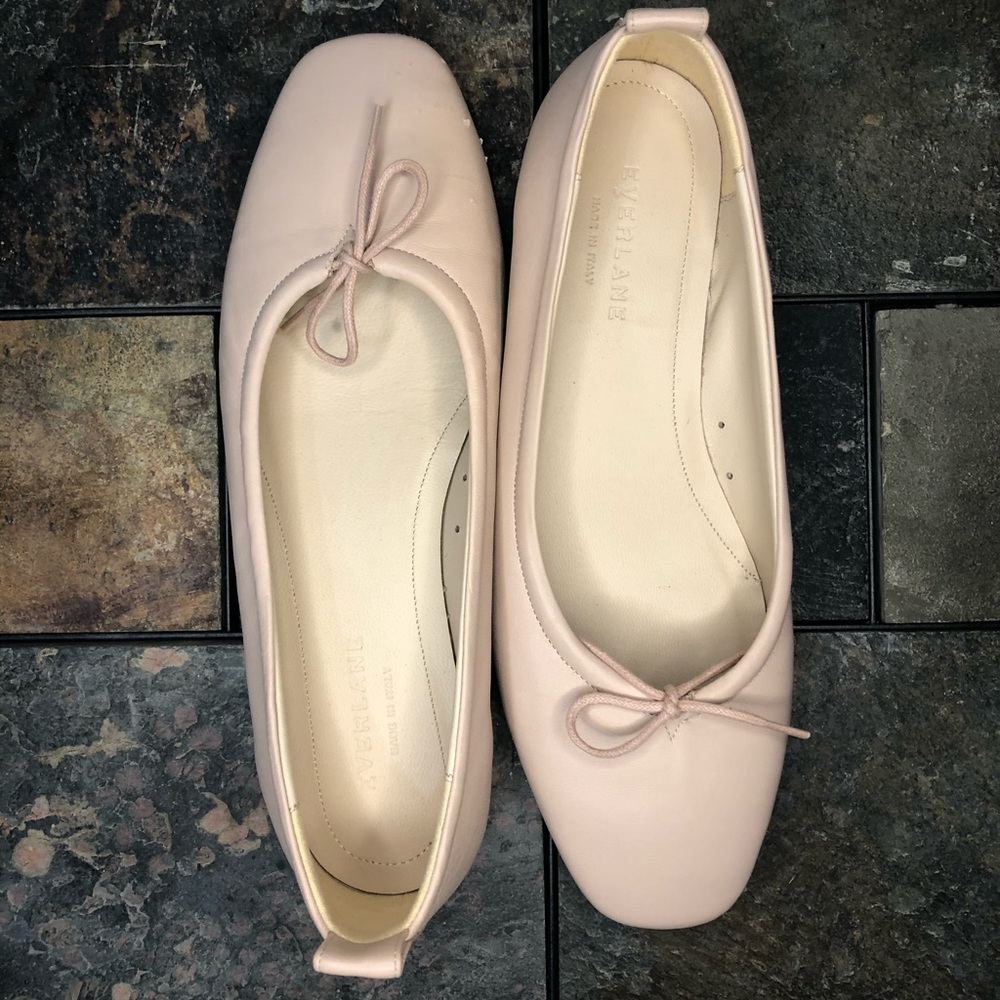 Everlane Day Ballet Flat Blush Pink Slip on Size 7